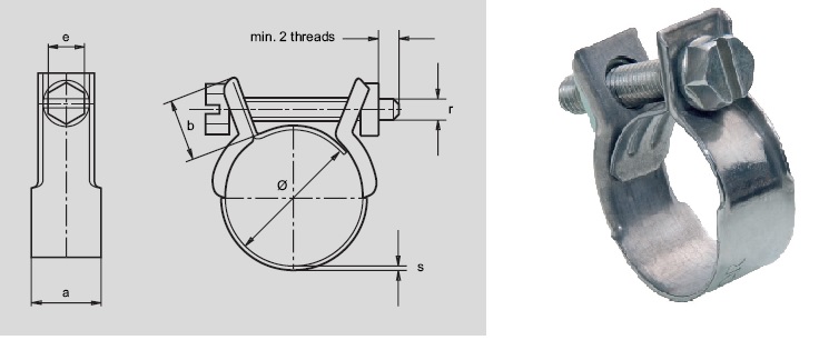 Normal” Mini-clip W1 - FLUIDTECHNIK