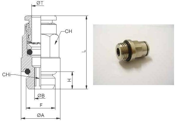 Conectica pentru tuburi pneumatice