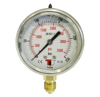 Manometru radial 0-250 bar