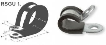 NORMAFIX® Coliere (cleme-bride) simple de fixare w1, tip RSGU.1